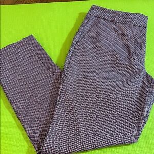 Talbots Heritage red white blue slacks